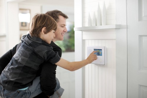 Home protection with security sensors and monitoring